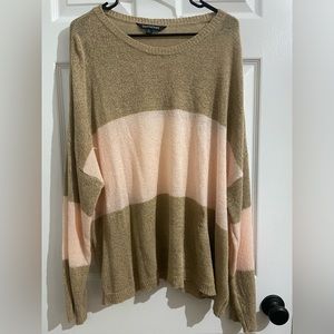 Davi & Dani cozy striped sweater